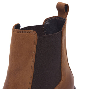 Carl Scarpa Spoleto Brown Leather Ankle Boots